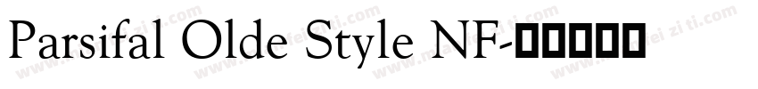 Parsifal Olde Style NF字体转换